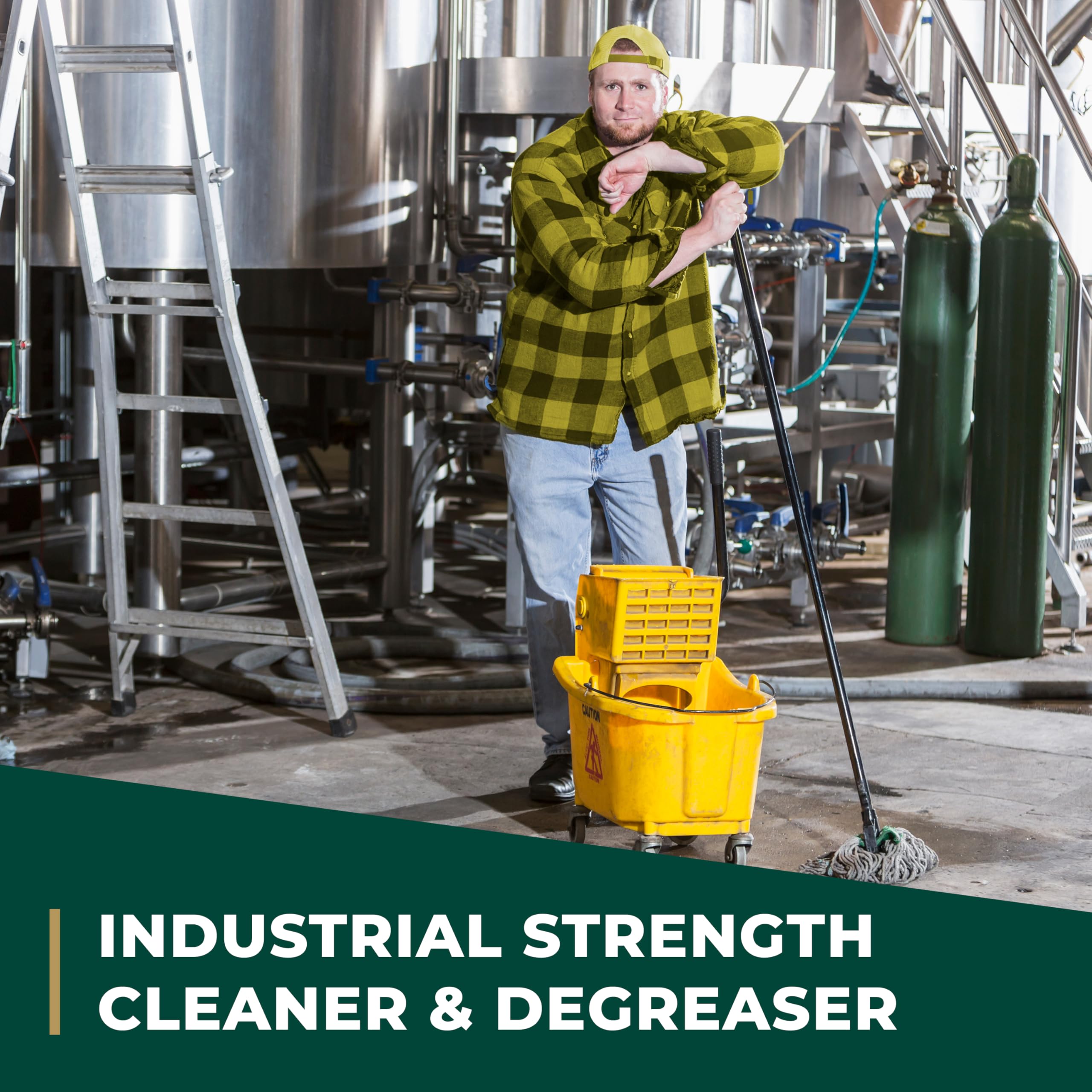Industrial Cleaner and Degreaser, Lemon Scent, 5 gal Pail - Image 3
