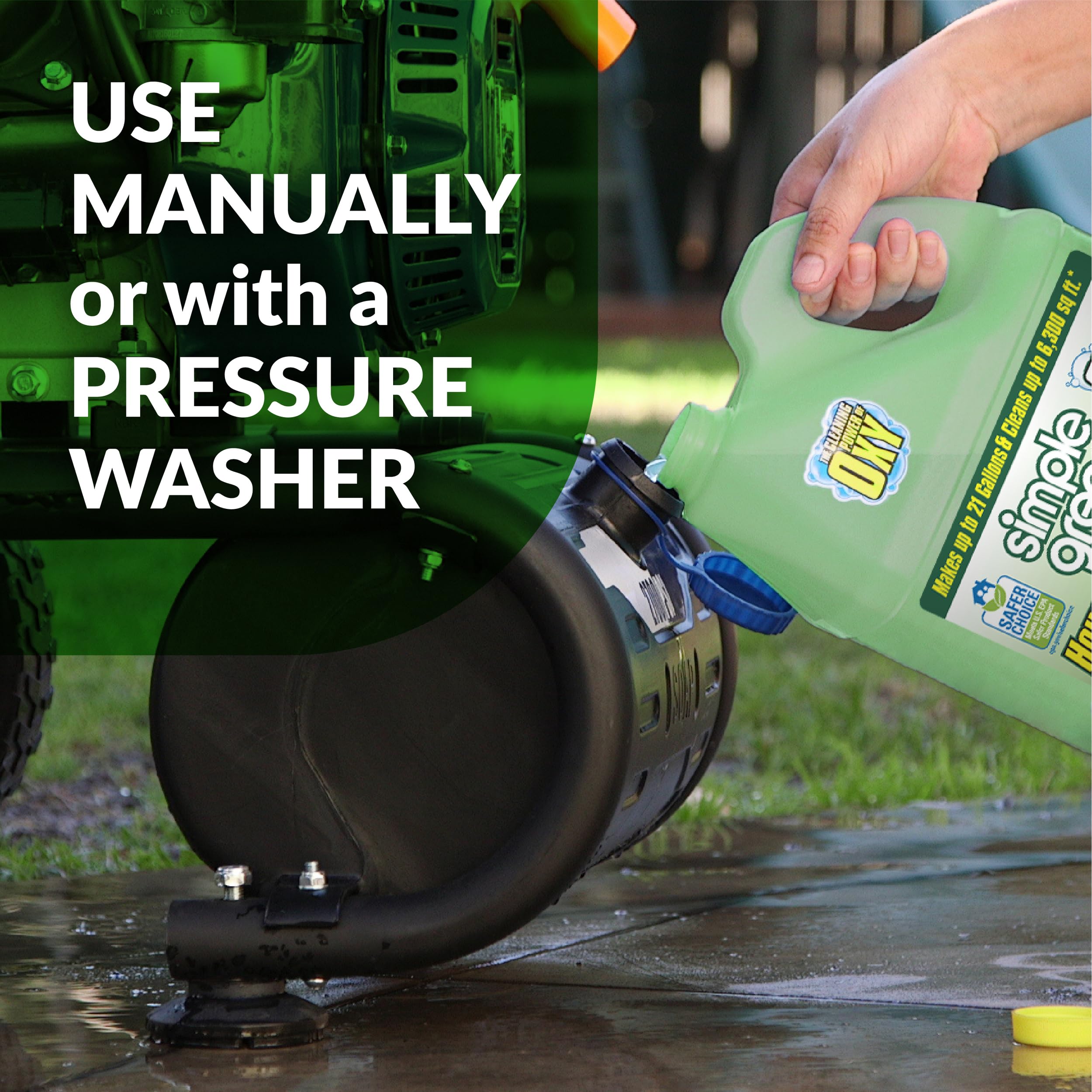 Oxy Solve House and Siding Pressure Washer Cleaner - Removes Stains from Mold & Mildew on Vinyl, Aluminum, Wood, Brick, Stucco - Concentrate 1 Gal. - Image 8