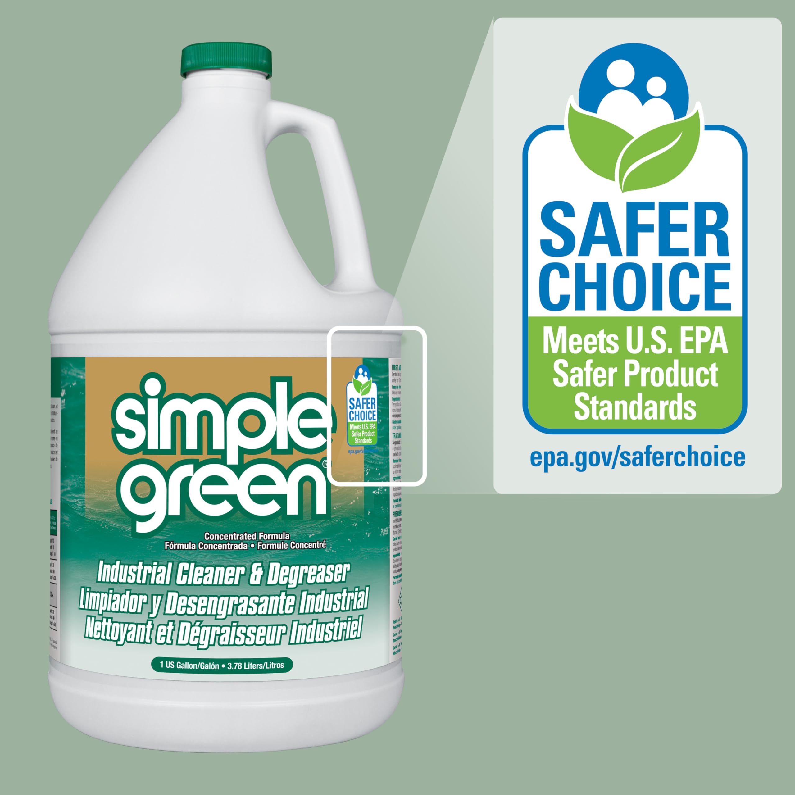 Simple Green Industrial Cleaner and Degreaser, 128 Oz. (13005) - Image 8