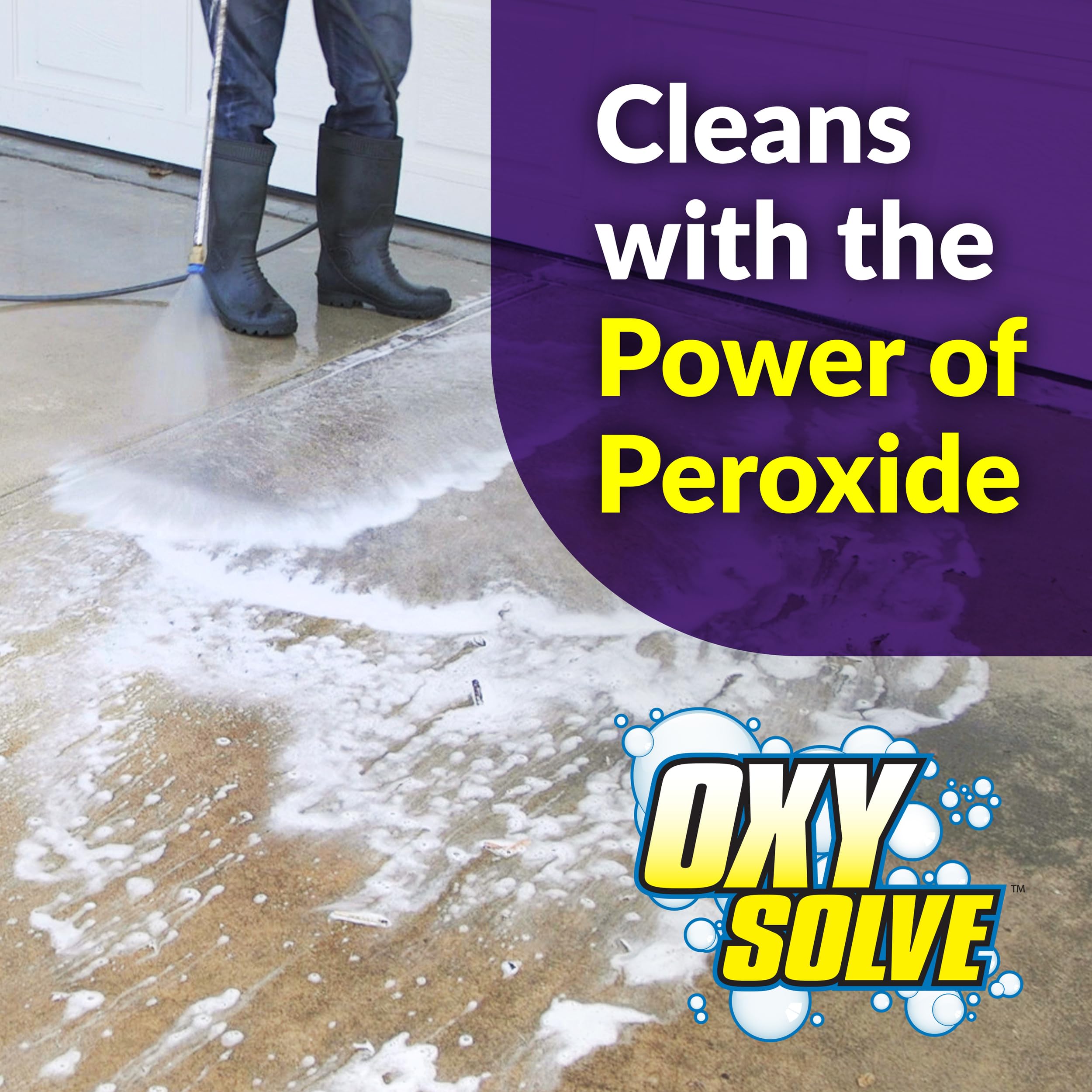 Simple Green Oxy Solve Concrete and Driveway Pressure Washer Cleaner, Purple, Unscented, 128 Fl.Oz - Image 3