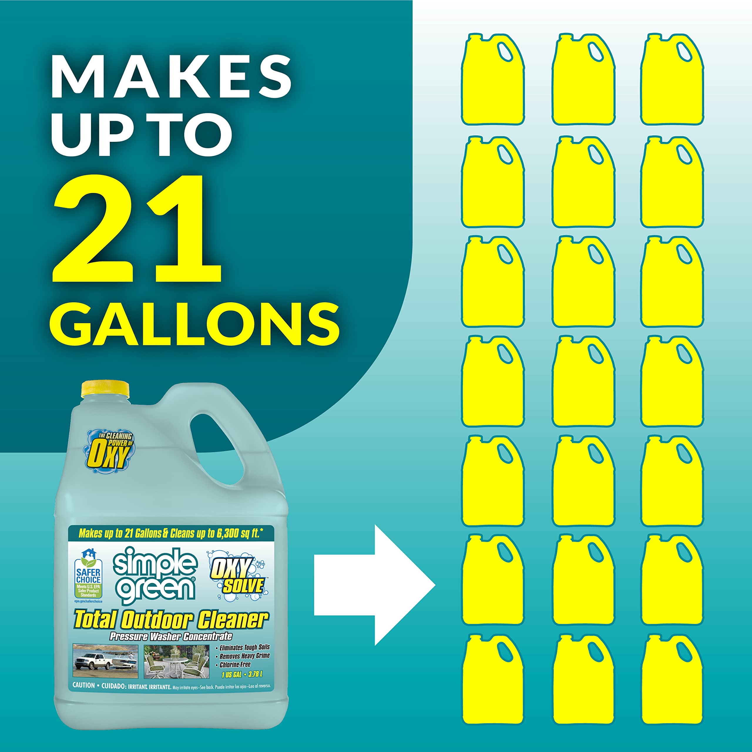 Simple Green Oxy Solve Total Outdoor Pressure Washer Cleaner – 1 Gal - Image 6
