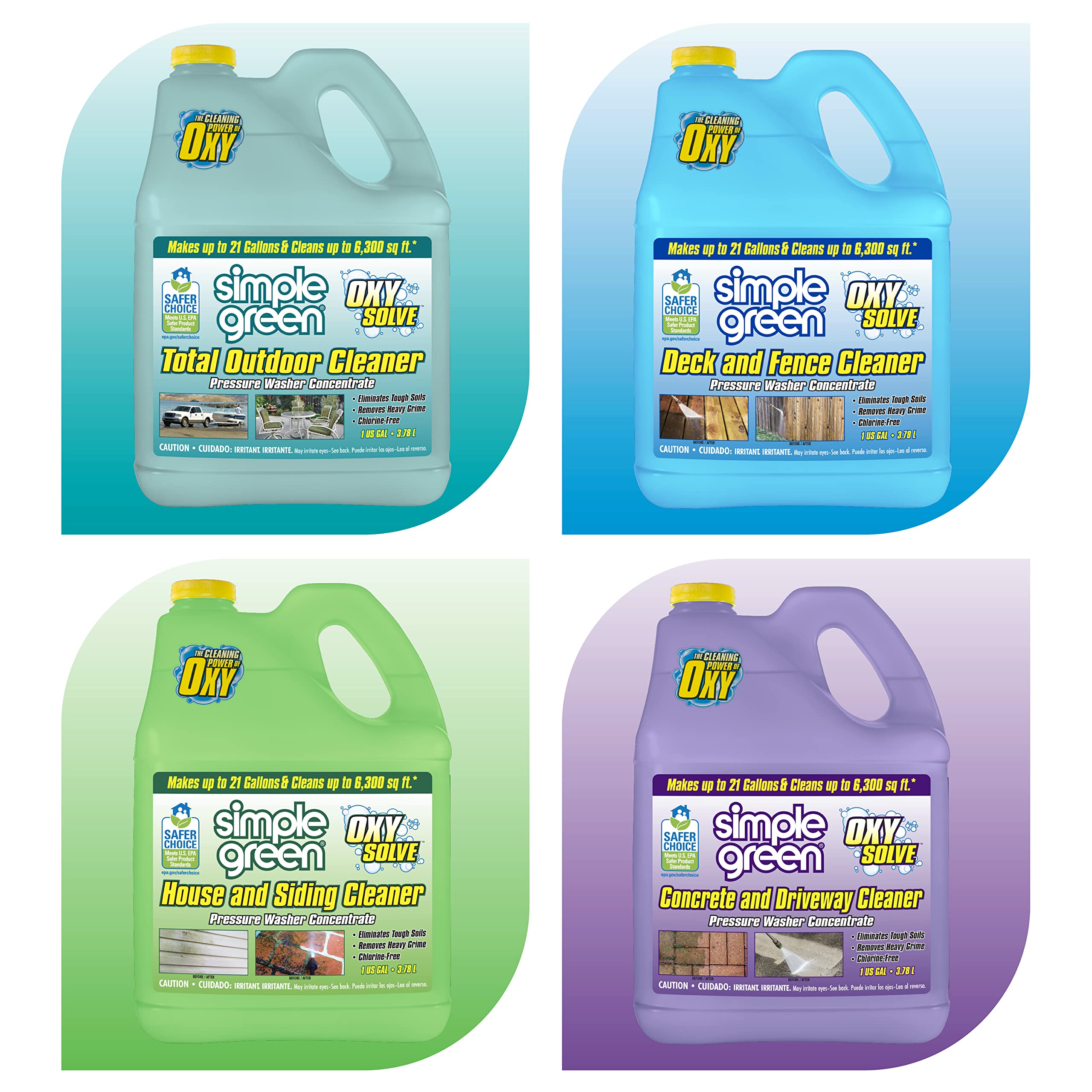 Simple Green Oxy Solve Total Outdoor Pressure Washer Cleaner – 1 Gal - Image 8