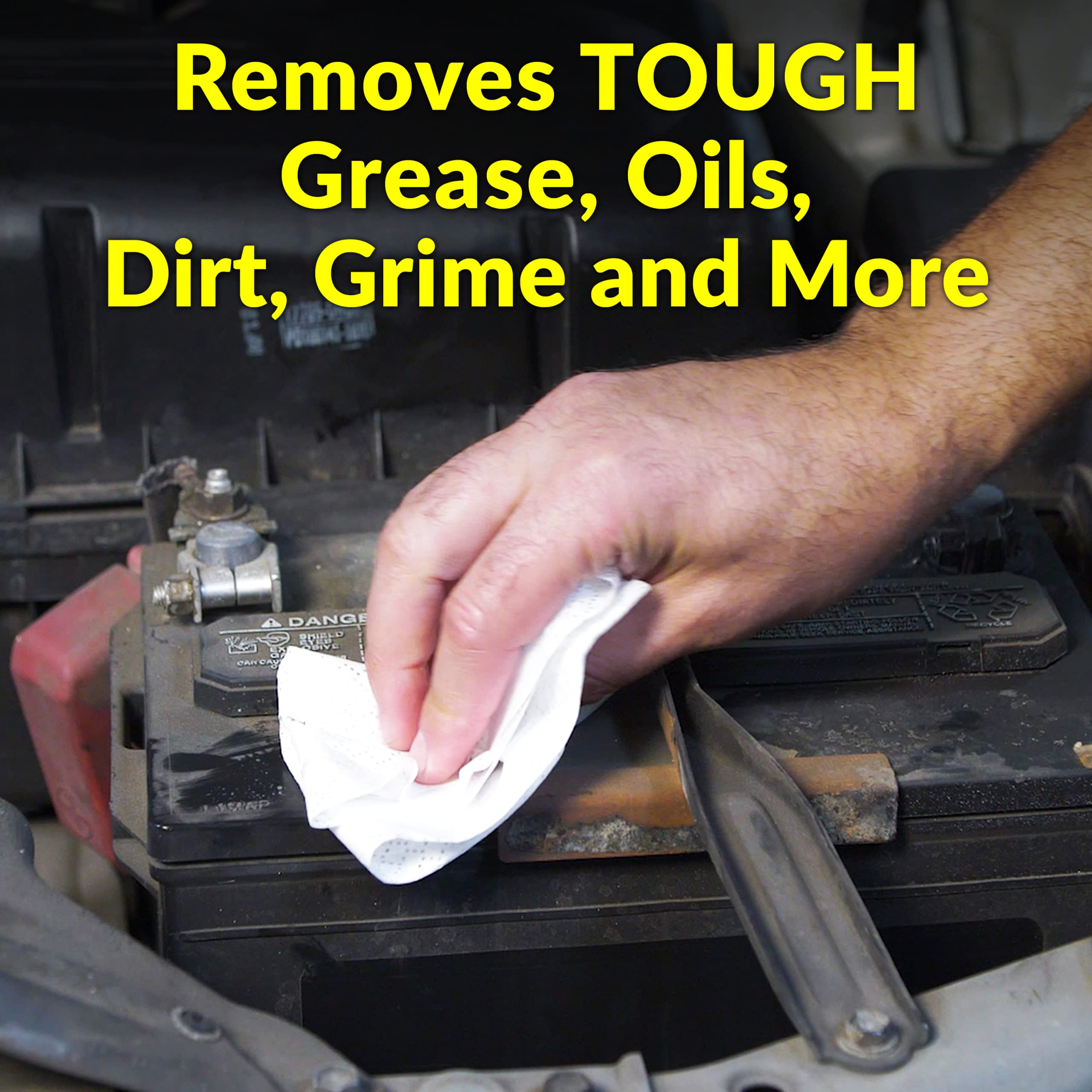 Simple Green Professional Grade Heavy-Duty Cleaning and Degreasing Towels, All-Purpose Cleaning Wipes, 75 count (Pack of 2) - Image 4