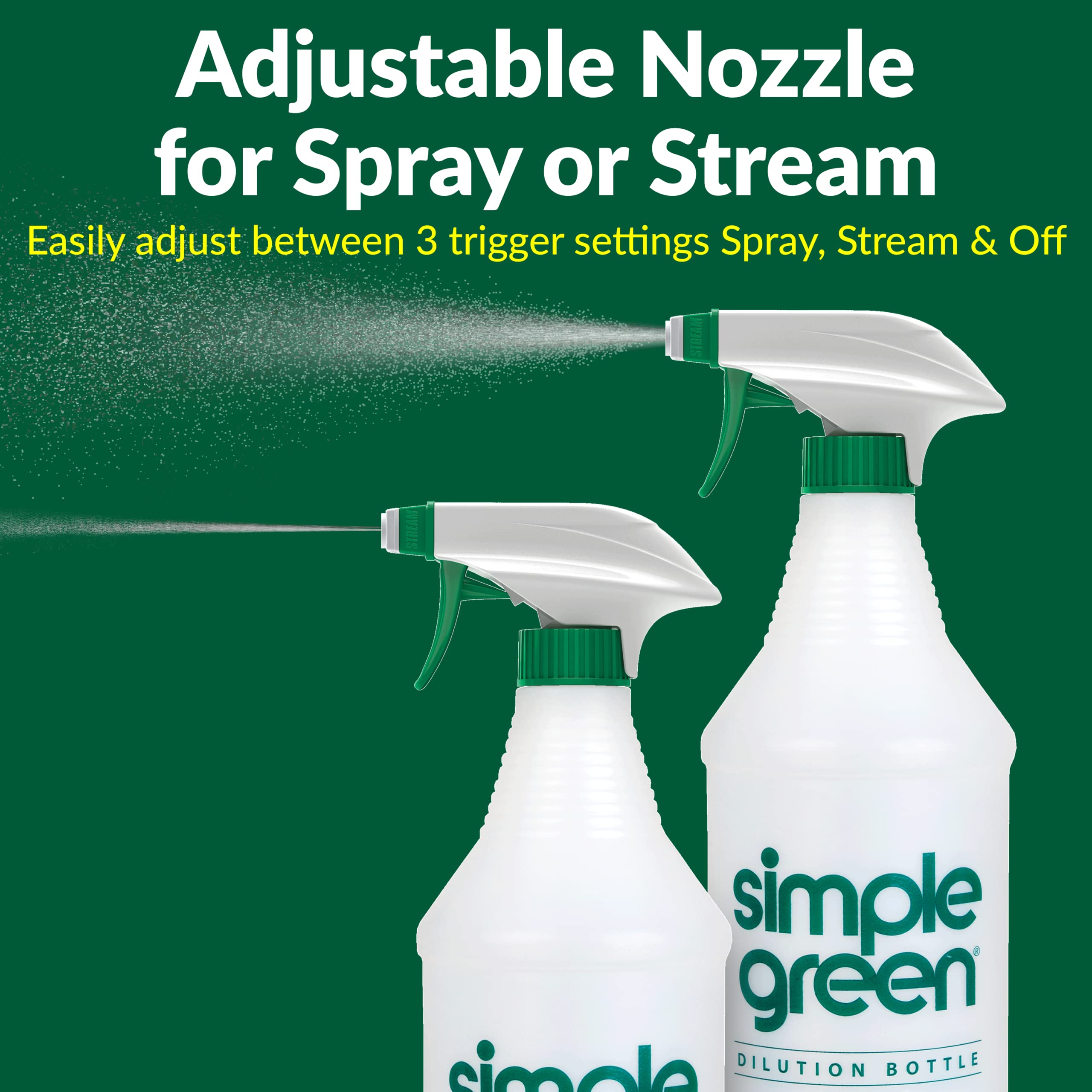 Simple Green Reusable Spray Dilution Bottle for Cleaning Solutions, 32 oz. - Image 4